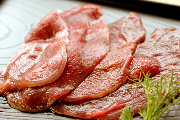 鹿肉スライス