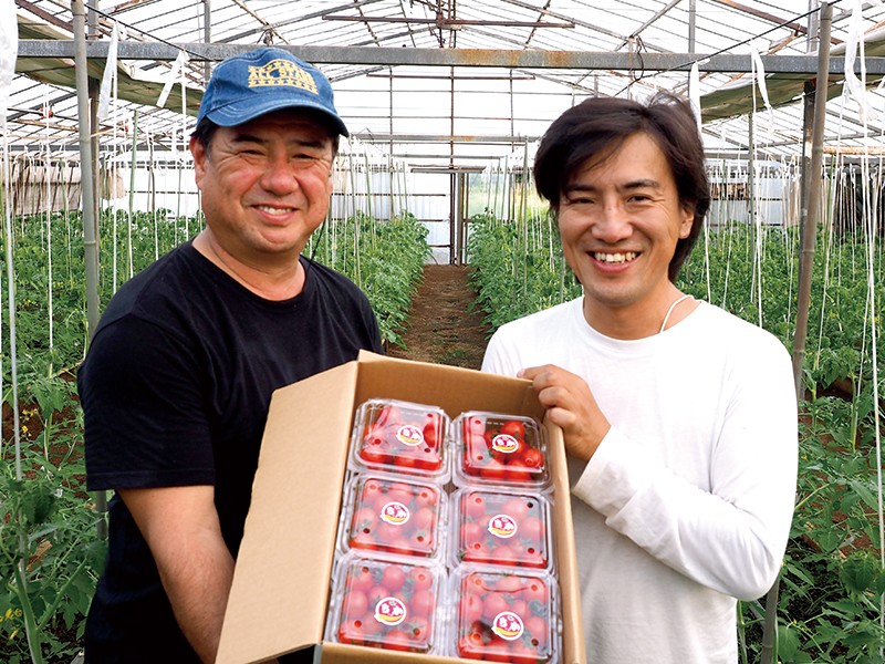 右)林泰弘 左)森田泰彰(百姓王代表)