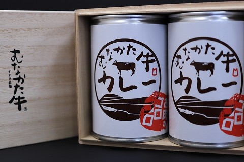 お米で育てたむなかた牛贅沢カレー(桐箱入り)
