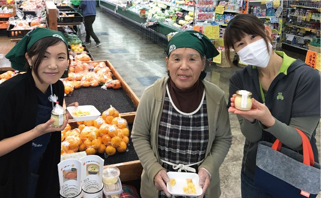 山北みかんバターは、地域イベントなどでも大好評です!