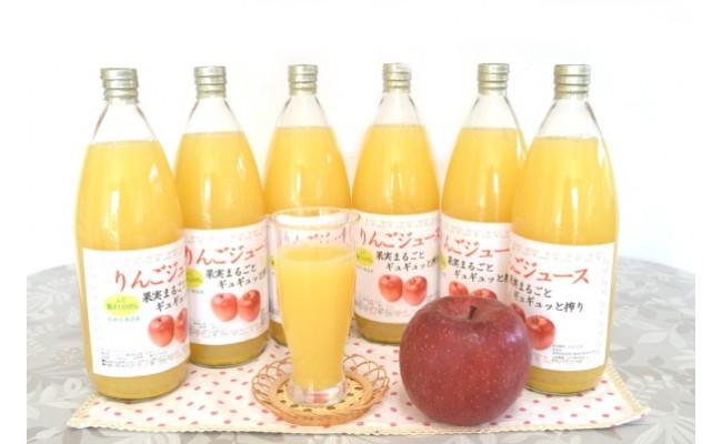 のりんごジュース１２本セット 長野県宮田村  送料関税無料 ふるさと納税 りんご屋すぎやま