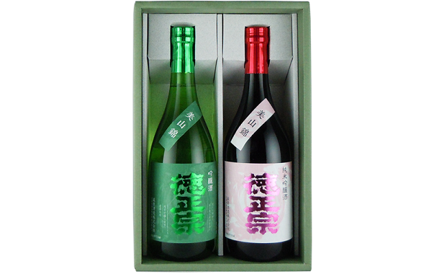(690)さかいの地酒・美山錦吟醸と美山錦純米吟醸(720ml×2本)