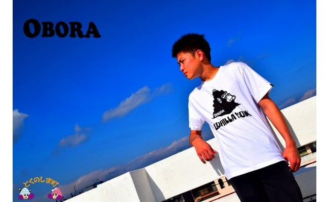 292　ＴＯＫＵＮＯＳＨＩＭＡ発ブランド　ＯＢＯＲＡ　Ｔシャツ　【ＧＯＲＩＬＬＡ　ＲＯＣＫ】