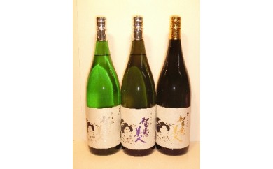 C-17 中野酒造 清酒「智恵美人」1800ml 純米酒・純米吟醸酒・純米大吟醸酒 飲みくらべ3本セット