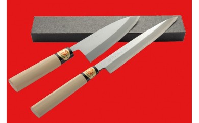 H021 出刃包丁&柳包丁 本鍛錬 2本セット