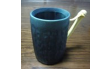 C-12 本藍染め「竹マグカップ」