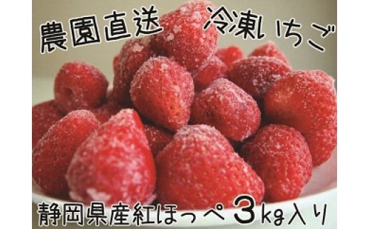 1 002 冷凍イチゴ丸ごと3キロ入り 静岡県牧之原市 ふるさと納税 ふるさとチョイス
