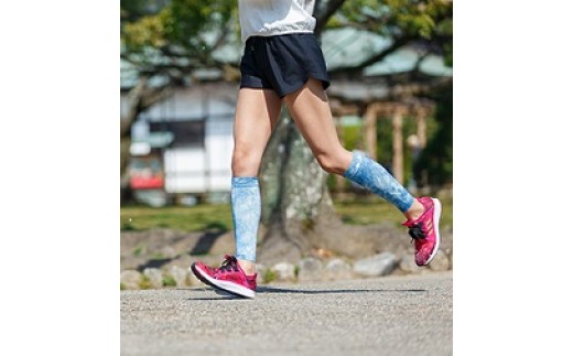 D-2 藍染スポーツゲイター~スポーツライフがより一層楽しくすがすがしいものになりますように~