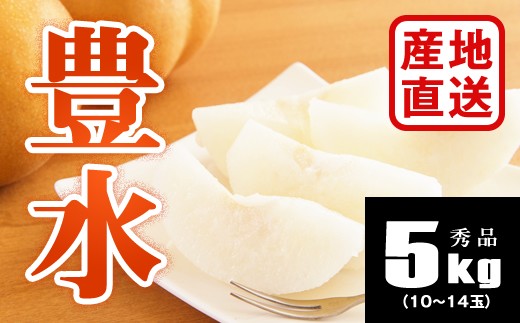 B706 【産地直送】豊水梨約5kg(10~14玉)