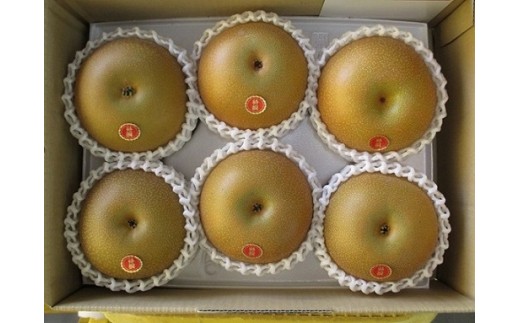 B-4 【残りわずか】おまかせ梨 秀品 6玉入その時期に最もおいしい梨をお届けします。