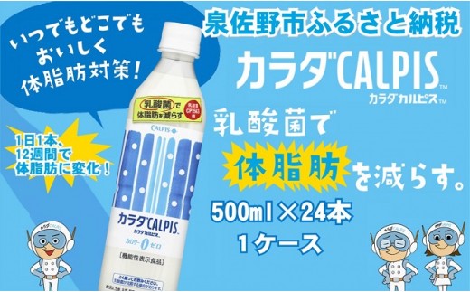 H233 カラダカルピス500ml×24本