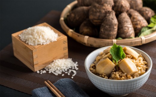 北上産 名物 二子さといも 約2kg&お米 3kg 贅沢セット