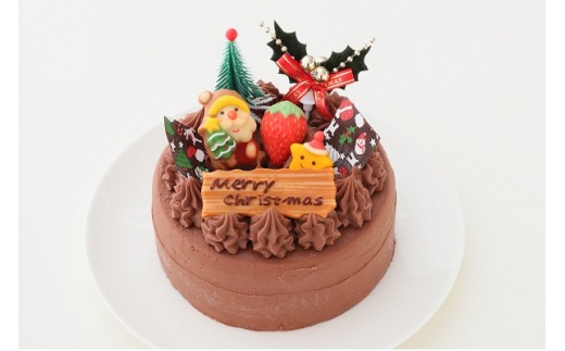クリスマス ケーキ クリスマスガナッシュ 5号ホール _0N30