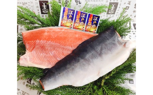 No 079 江戸前銀鮭 約500g 魚 養殖 シャケ しゃけ さけ 千葉県 特産 千葉県鋸南町 ふるさと納税 ふるさとチョイス