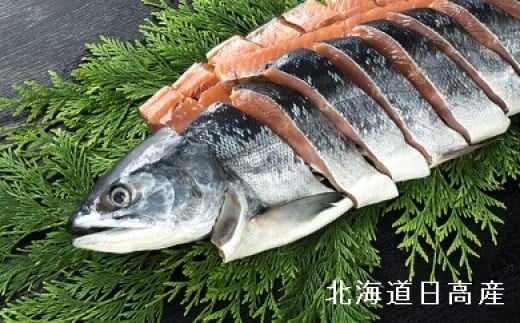 お好みのお料理にお使いいただける生冷凍の「銀毛鮭姿切身」です。