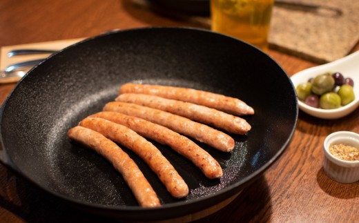 【あふれる肉汁】北上産豚肉 四元豚 生ウインナー 30g×6本 3パック