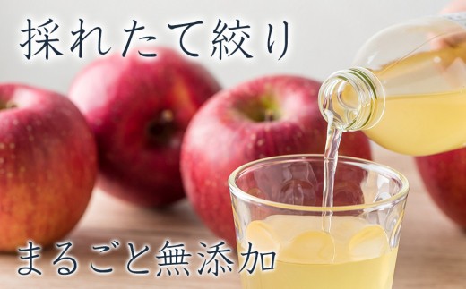 【/2021年1月下旬~出荷 無添加】リンゴジュース (350ml×18本)