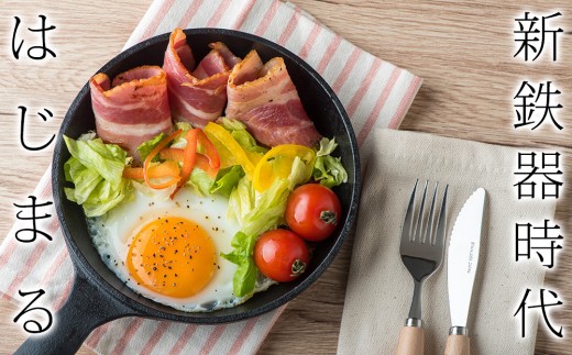 錆びにくい!焦げ付きにくい!おいしく焼ける、究極の鉄器 岩鉄のスキレット【IH対応】
