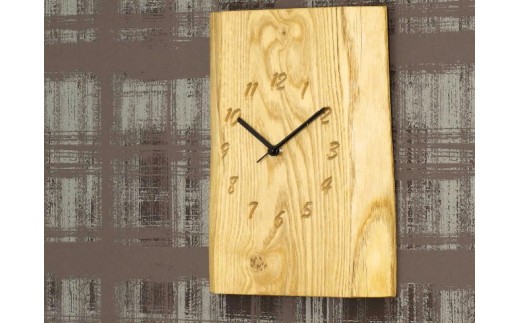 D36-09 栗の木の一枚板時計（JTK001-ONK） - 岐阜県関市