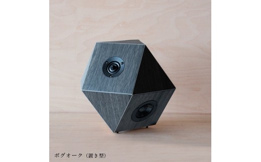 A-32 14面体スピーカー"sight"ボグオーク仕上げ