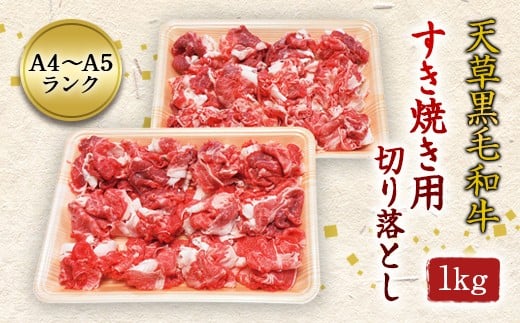 ふるさと納税年 牛肉 A5ランク 黒毛和牛 すき焼き用切り落とし 1kg