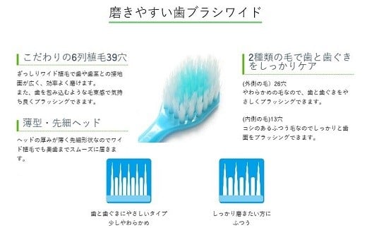 A 77 磨きやすい歯ブラシワイド 12本 少しやわらかめ ふつう 奈良県桜井市 ふるさと納税 ふるさとチョイス