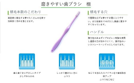 A 78 磨きやすい歯ブラシ極 12本 少しやわらかめ ふつう ねじねじ 奈良県桜井市 ふるさと納税 ふるさとチョイス