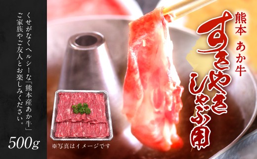 熊本 赤牛 すきやき しゃぶ用 500g 熊本県益城町 ふるさと納税 ふるさとチョイス