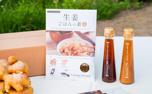 至極の生姜ごはんと人気のシロップ(100ml)×2本セット