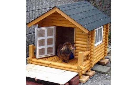 ログペットハウス 犬小屋 1000型(デラックス) 小型犬用