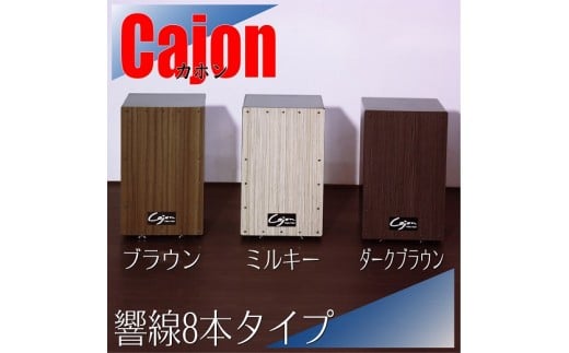 №21-0726]カホン(スナッピー付、響線4本)・バッグ・教則本の３点セット