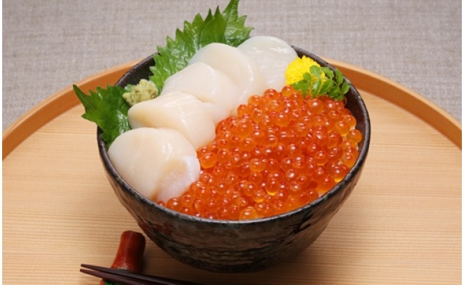 ホタテ ・醤油いくらセットのサムネイル