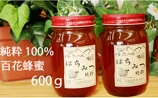 8-A10 国産純粋はちみつ 600g×2本 - 長野県喬木村｜ふるさとチョイス