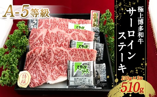 極上博多和牛 サーロインステーキ (A-5等級)
