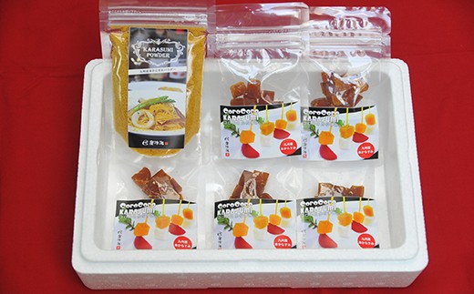 九州産沖ボラの卵にだわり、手間ひまかけた完全手作りの本からすみ