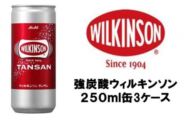 強炭酸ウィルキンソン２５０ｍｌ缶3ケース 茨城県守谷市 ふるさと納税 ふるさとチョイス