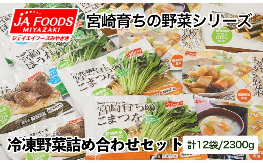 10日前後でお届け】とっても便利！冷凍野菜詰め合わせセット 12袋 計