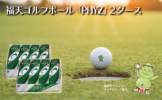 F21 54 福天 ゴルフボール Phyz 2ダース 福岡県福智町 ふるさと納税 ふるさとチョイス