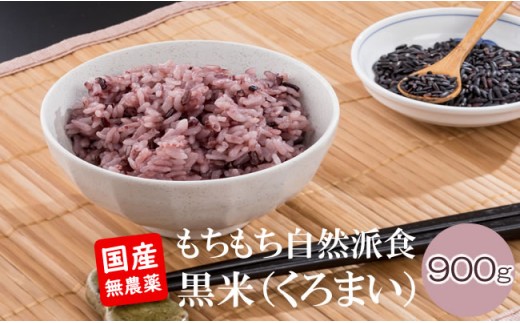 【佐賀県小城市】モチモチ自然派食・無農薬「黒米」（150g×6個） 古代米 健康志向 栄養