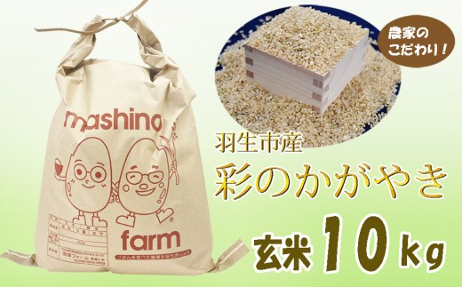 【令和元年産米】埼玉県推奨米　彩のかがやき　玄米１０ｋｇのサムネイル