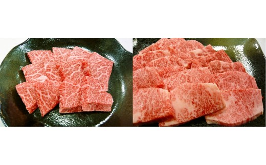 【兵庫県洲本市】K015:淡路ビーフ(神戸ビーフ)A4ロース・カルビ 焼き肉用(計1kg)