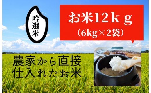 a*27 桑名米商 お米12kg(6kg×2袋)