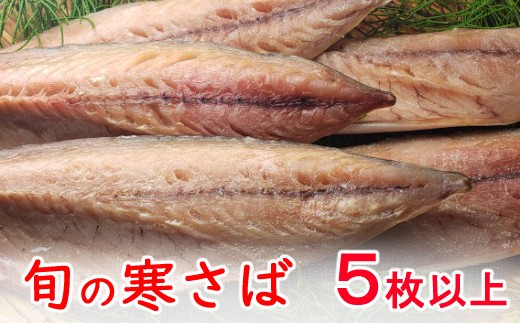 今だけ！室戸旬どれ寒さば干物５枚以上 - 高知県室戸市｜ふるさと