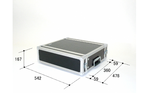 H-09 ラックケース（3U D360）｜アンプ エフェクター ミキサー