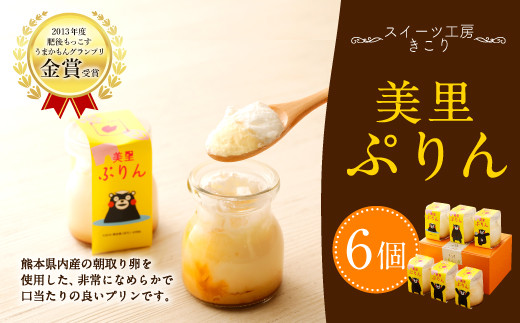 美里ぷりん 6個セット 100ml 6個 プリン スイーツ ギフト 熊本県美里町 ふるさと納税 ふるさとチョイス