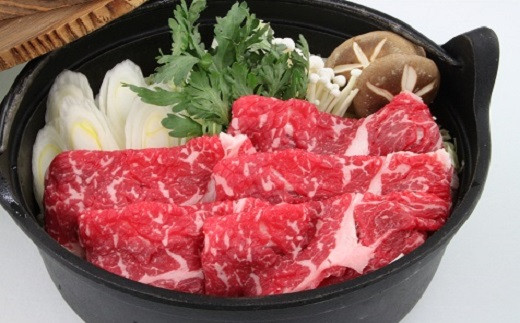 しゃぶしゃぶやすき焼きに最適!! 赤身が美味しいお肉です。