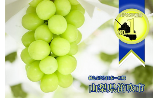 ぶどうの生産量日本一の笛吹市!