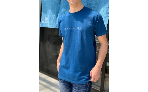 G 19 ナチュラルインディゴ ワンポイントロゴ コットンtシャツ 徳島県鳴門市 ふるさと納税 ふるさとチョイス