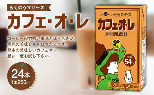 カフェ・オ・レ 250ml×24本入 1ケース カフェオレ