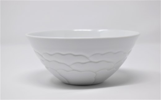 有田焼 博泉窯 白磁花器「時の流れ」 中村慎 作 A550-12 - 佐賀